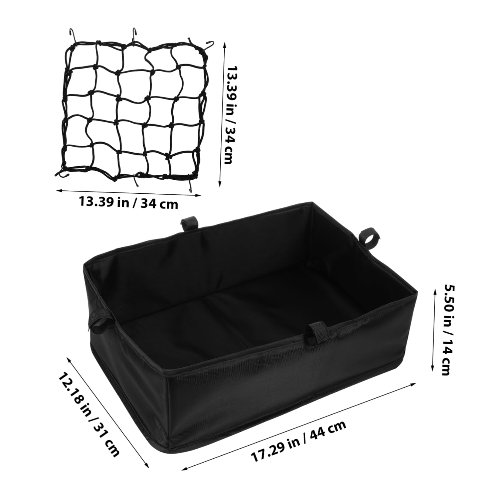 Balacoo Removable Front Rear Cover for Bicycle Heavy Duty Elastic Netting for Secure Storage of Pets Groceries and Essentials for Outdoor Adventures