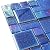 Blujellyfish Blue Glass Mosaic Tiles French Pattern Square Mosaics Sheets Iridescent Cobalt Blue Crystal Glass Ceramic Accent Wall Tile for Swimming Pool Kitchen Bathroom Backsplash (5 Square Feet)