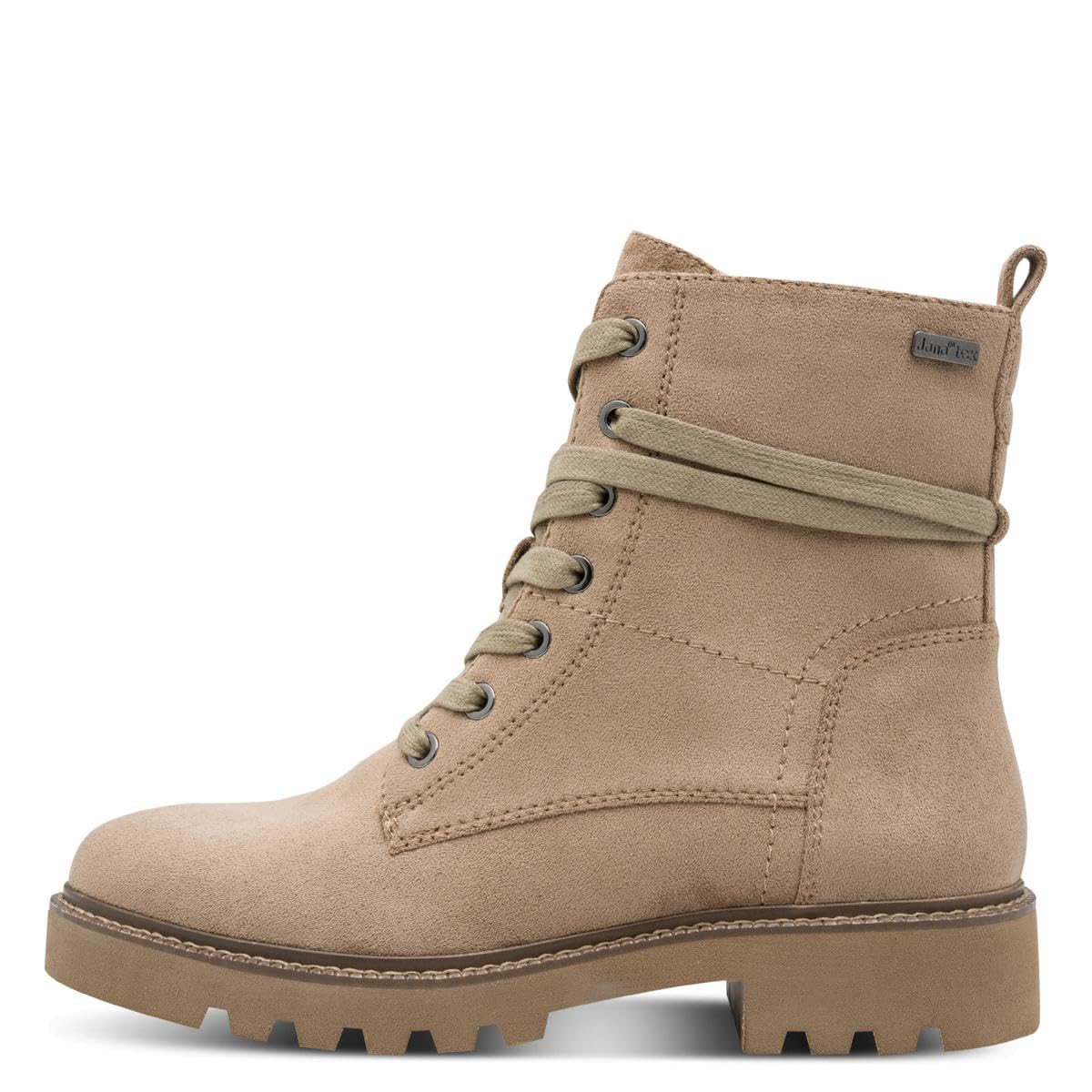 Jana Kobiety Jana Damen Lace Boot Flat VeganModa — buty