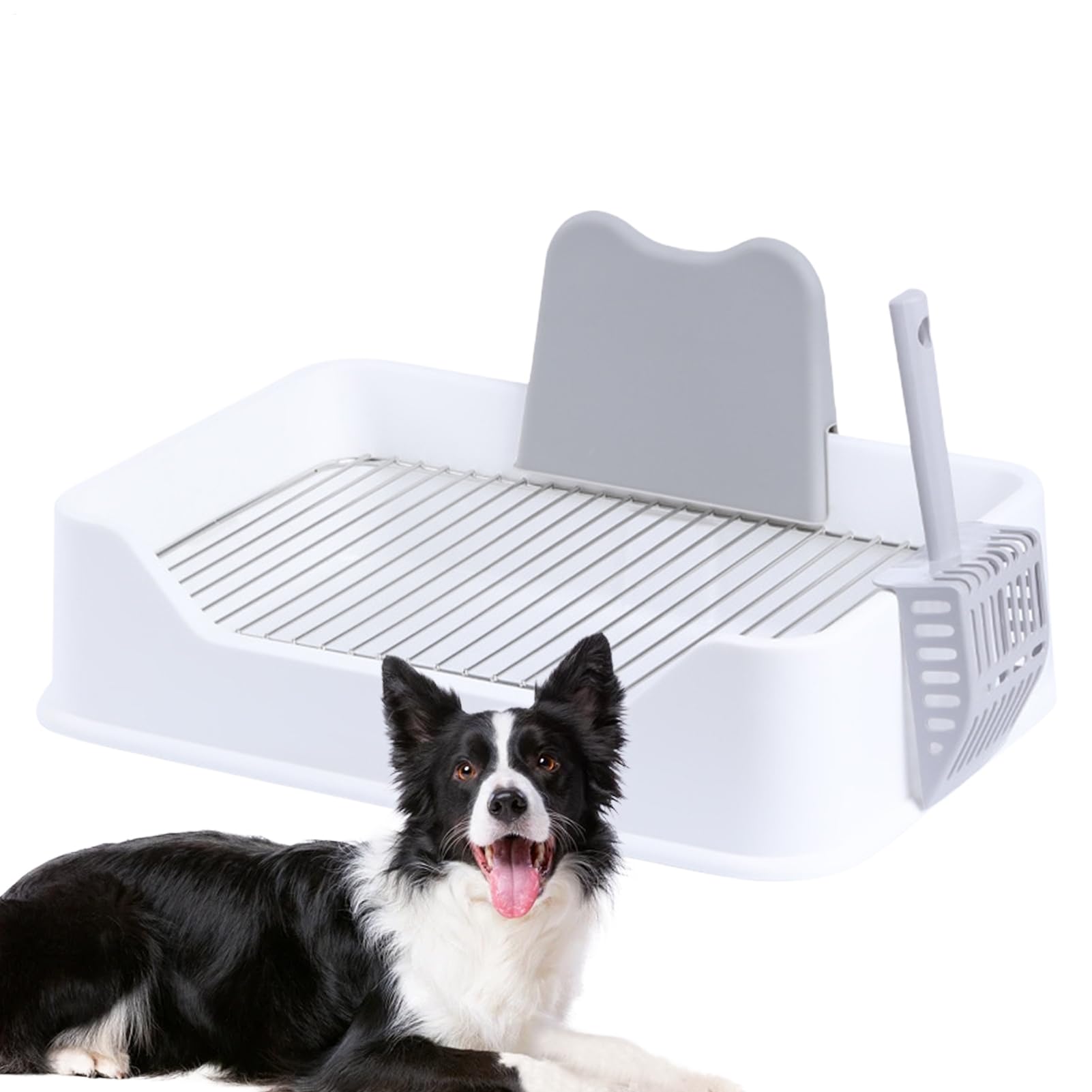 Vassoio Igienico per Cuccioli Toilette per l'Addestramento Portatile e a | Toilette per Cani da Interno con Cassetta Igienica per Pulizia Manutenzione Casa Viaggio
