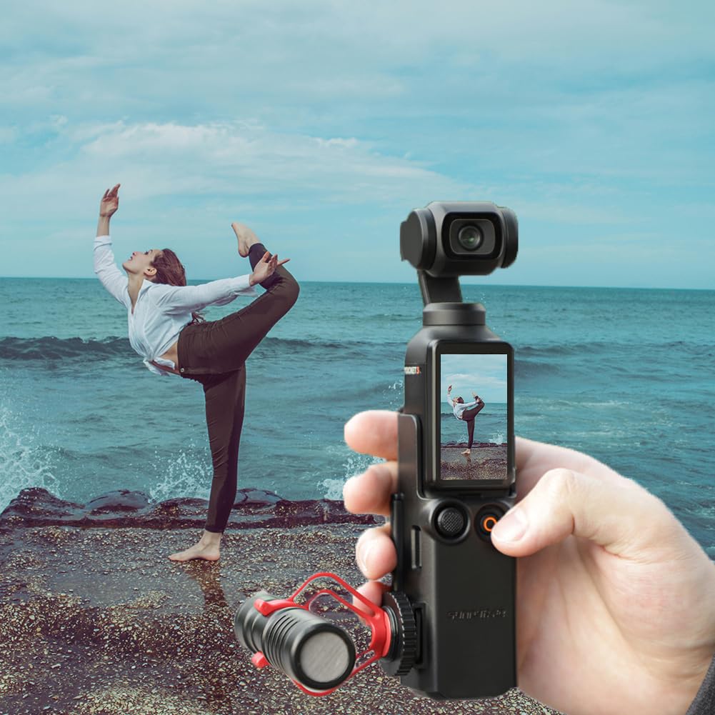 Handschlaufe & Verlängerungsgriff Für DJI Osmo Pocket 3 – Mit Kalt-Schuh, Anti-Drop-Gurt & Leder