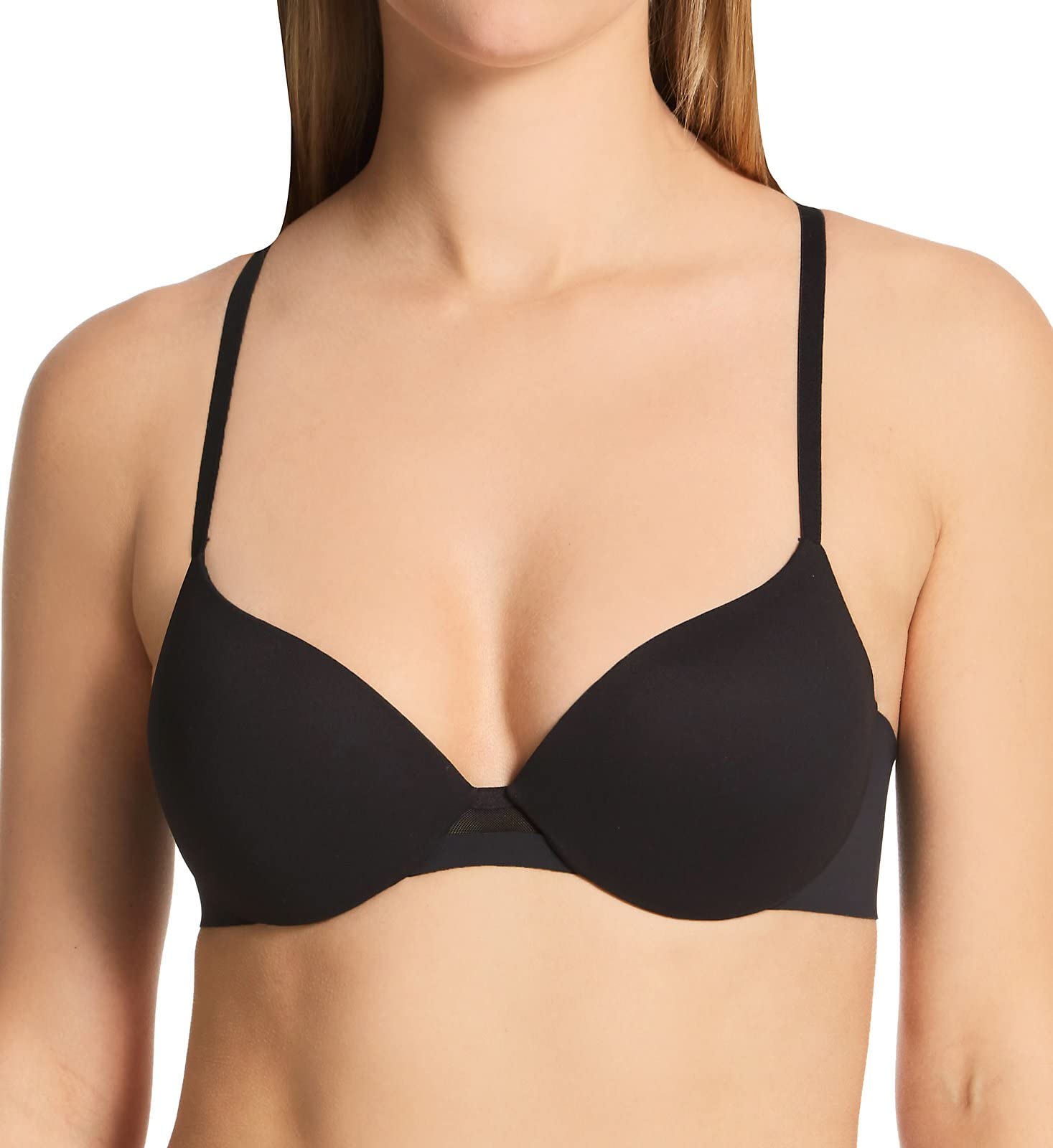 Maidenform DreamWire Demi T-Shirt Bra, Black, 38B