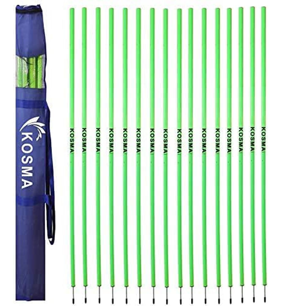 Kosma bâtons de Slalom Jeunesse Unisexe, Vert, 5ft