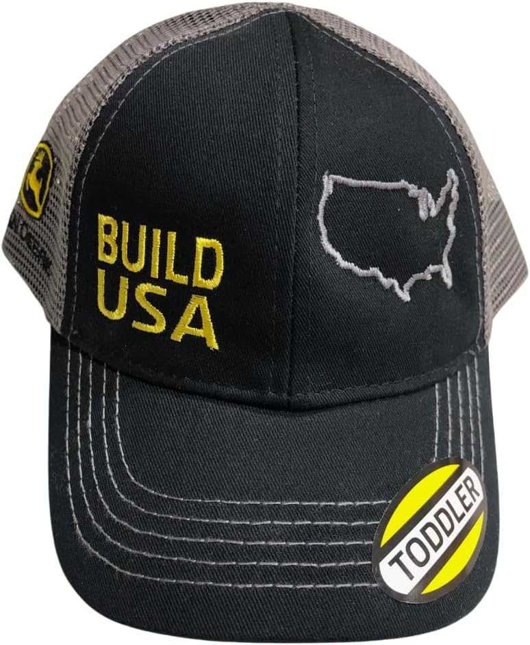 John Deere Toddler Build State Pride State Outline Youth Children's Mesh Back Hat