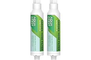 AQUACREST Outdoor Water Filter for Garden Hose
