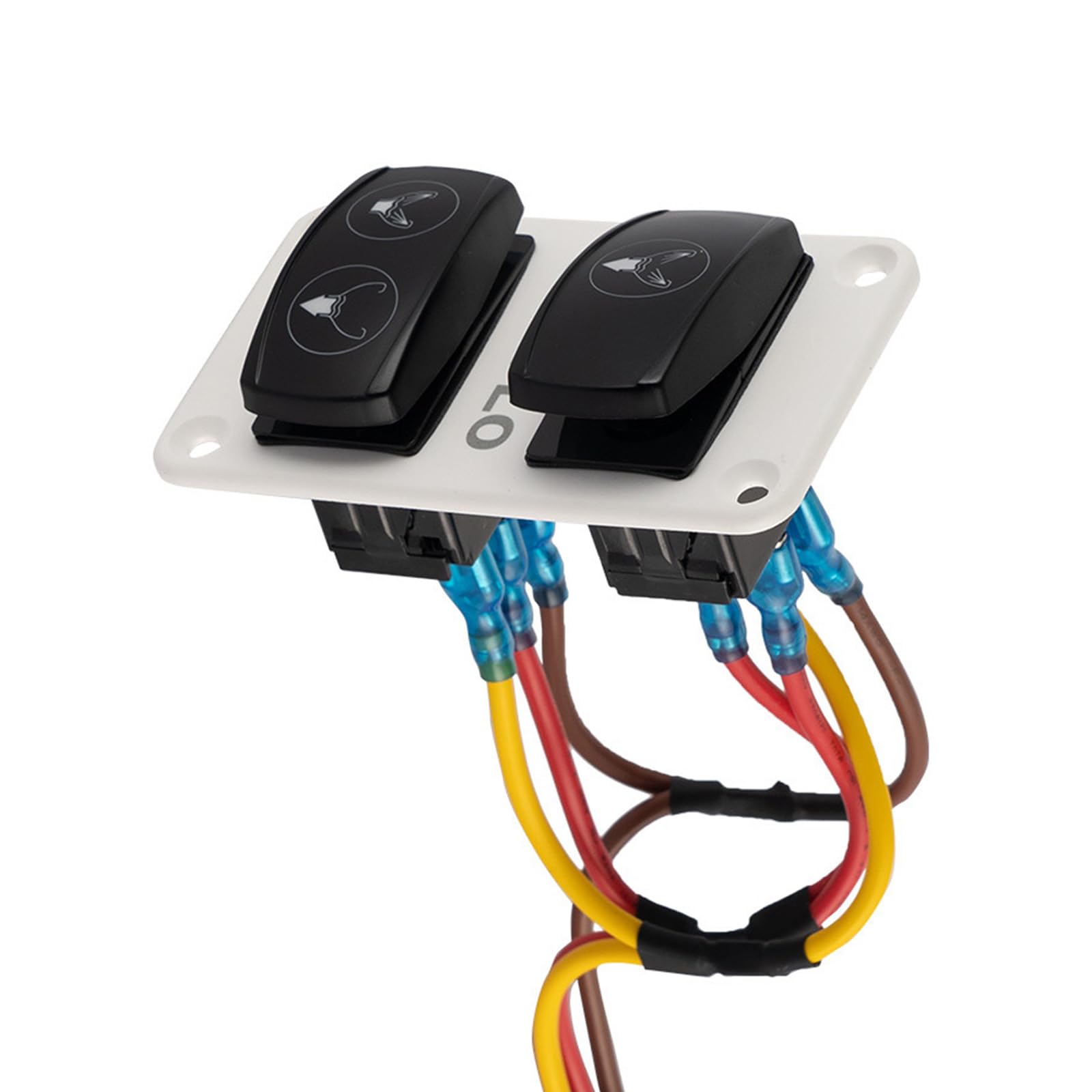 Ljmyy Marine Toilet Switches Panel ABS 3 Way Control with Strong Construction & Easy Operate Upgrades for Yacht Boat