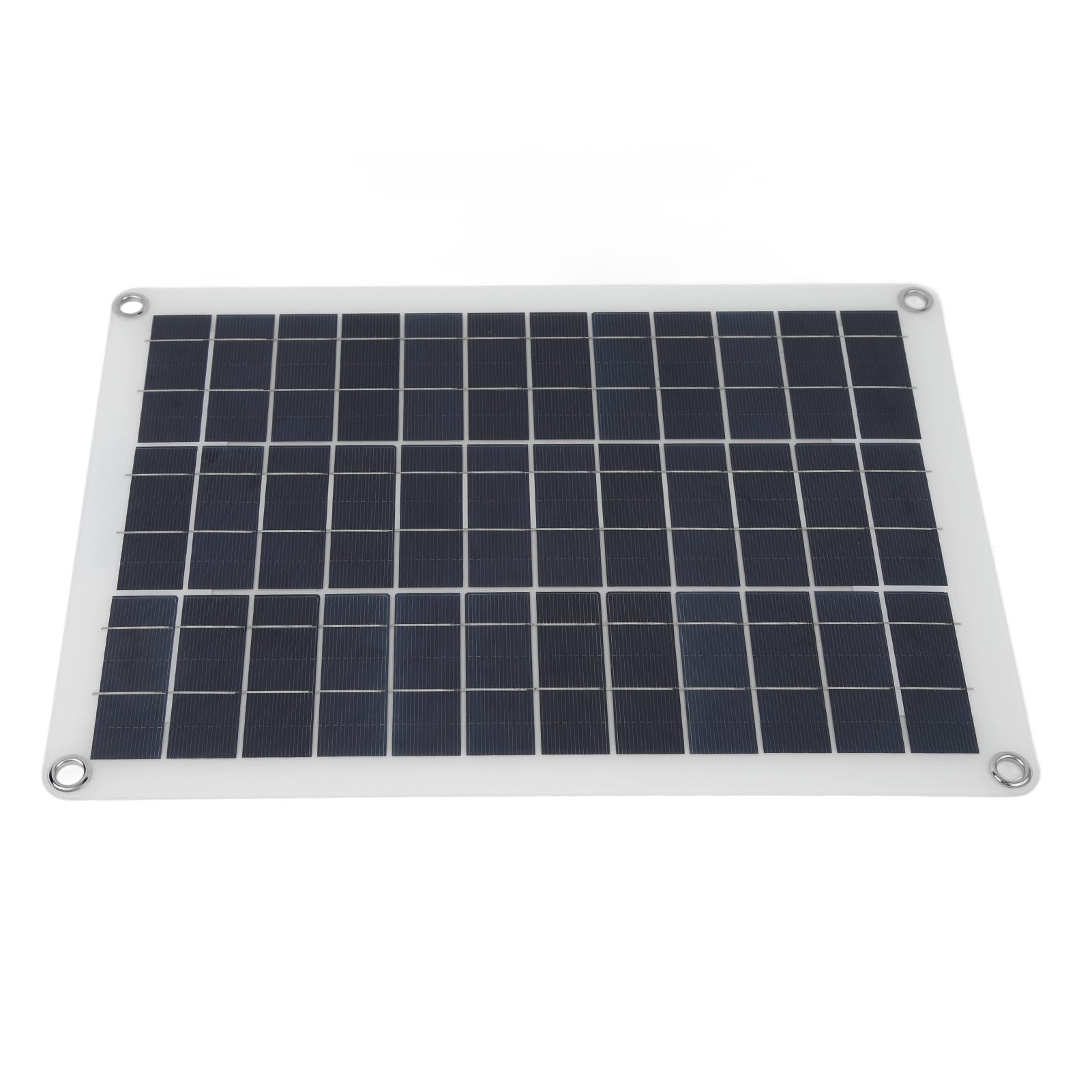 KUIDAMOS Panneau de Charge Solaire en Silicium Monocristallin 15W, Conception Efficace pour Caméras de Surveillance Extérieures et Sonnettes, étanche IP65