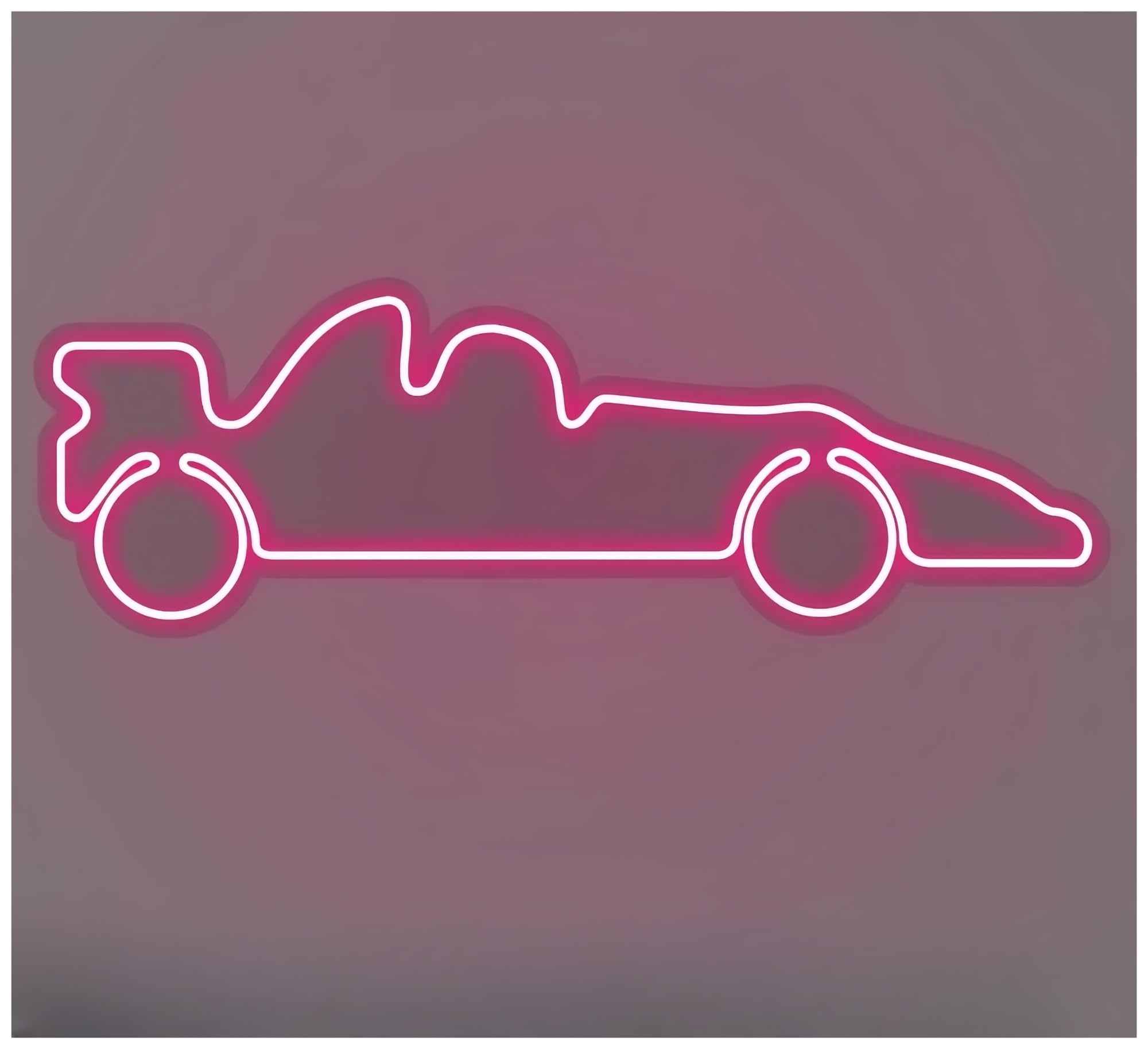 SHOUXI Sign Lamp Racing Motorsport Neon Sign, Sports Room Decor 43cm(A)