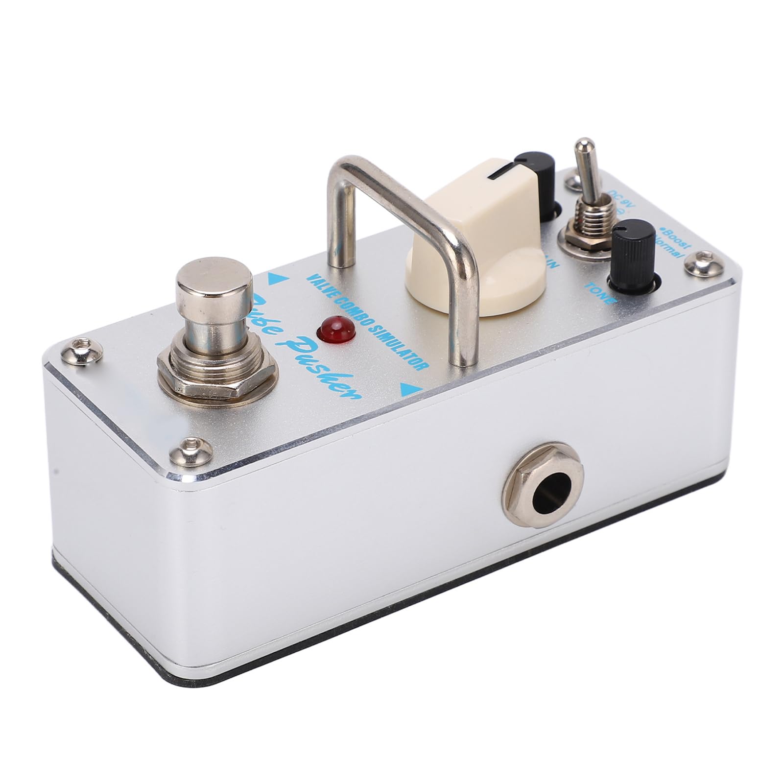 Bnineteenteam Pedale Effetti per Chitarra, Pedale Effetto Analogico Overdrive in Metallo con modalità Boost, Perfetto per Chitarristi Elettrici e Musicisti Rock