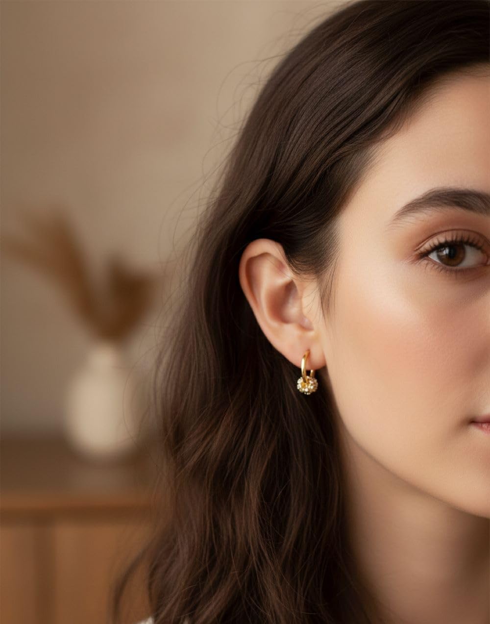 Tiny Small Gold Hoop Huggie Earrings for Women Trendy 14K Gold Plated Ligtweight Hypoallergenic Helix Cartilage Hoop Earring Birthday Valentines Gifts Jewelry - Image 4