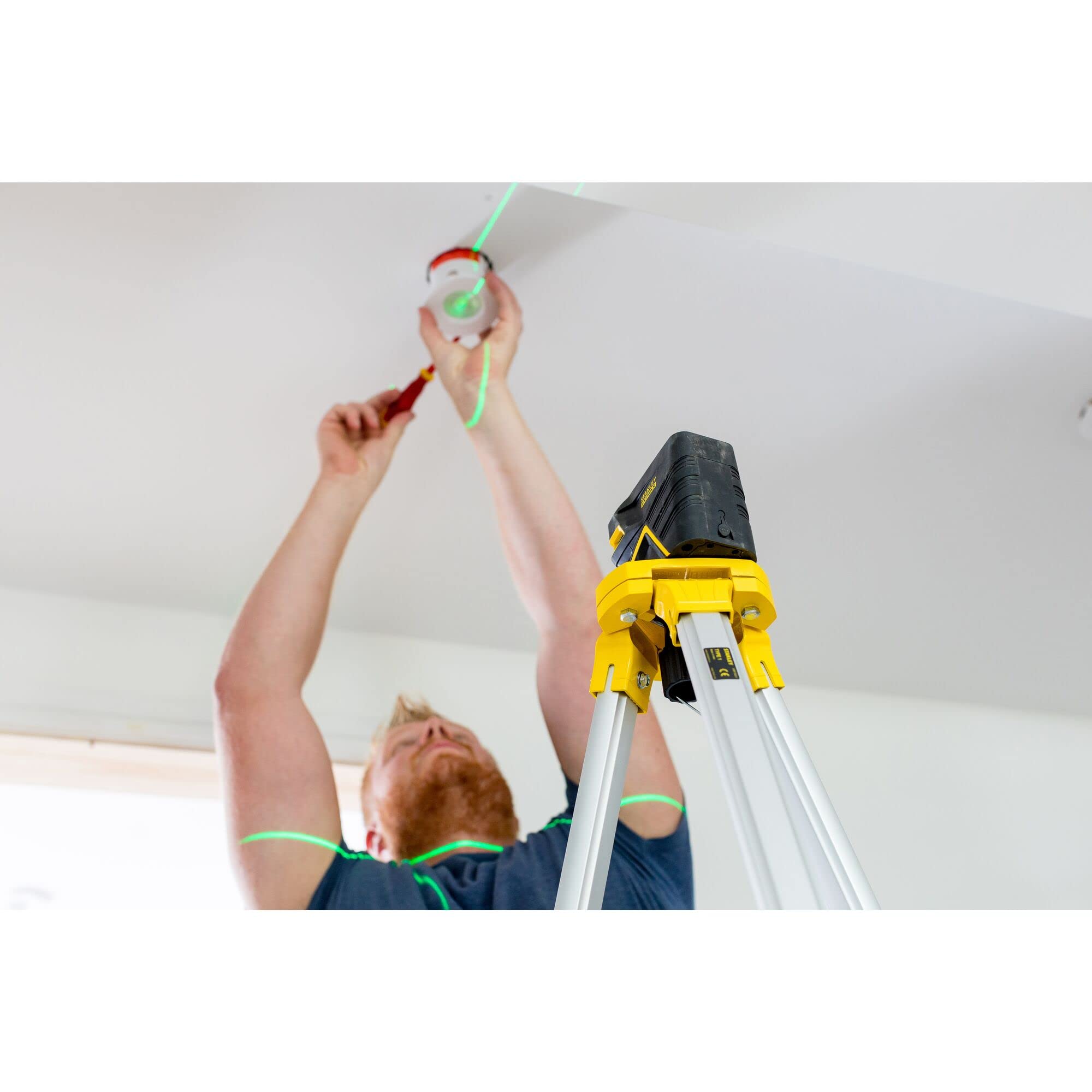 STANLEY FATMAX ‎FMHT77598-1 LIVELLA LASER A CROCE + 5 PUNTI FATMAX® SCGi-P5 - RAGGIO VERDE