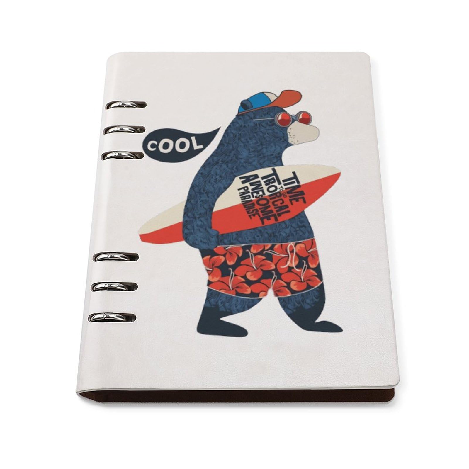 恋とプロデューサー　恋プロ　シモン　手帳　ノート　バインダー　ダイアリー Amazon.co.jp: バインダーノート 面白い アニメ サーフボード 熊 くま