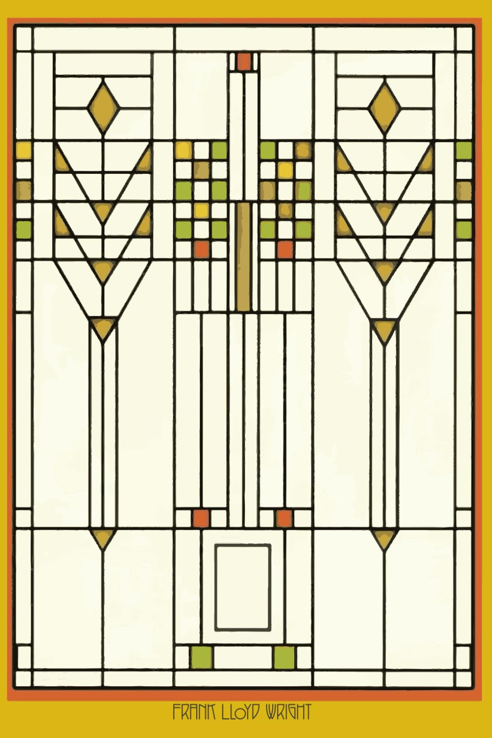 Frank Lloyd Wright Journal Featuring an Unrealized ArtGlass Window