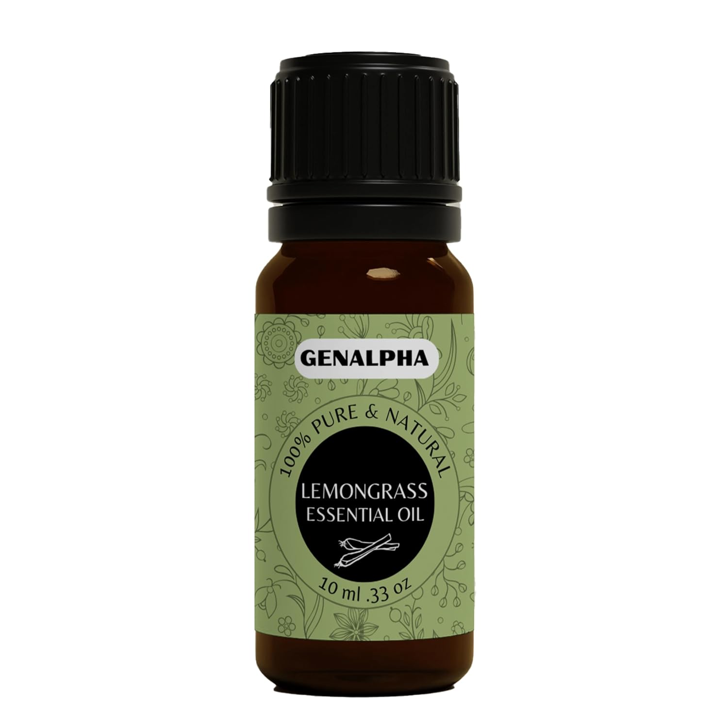 GenAlpha Pure Lemongrass Essential Oil for Mosquitoes, Room Freshener