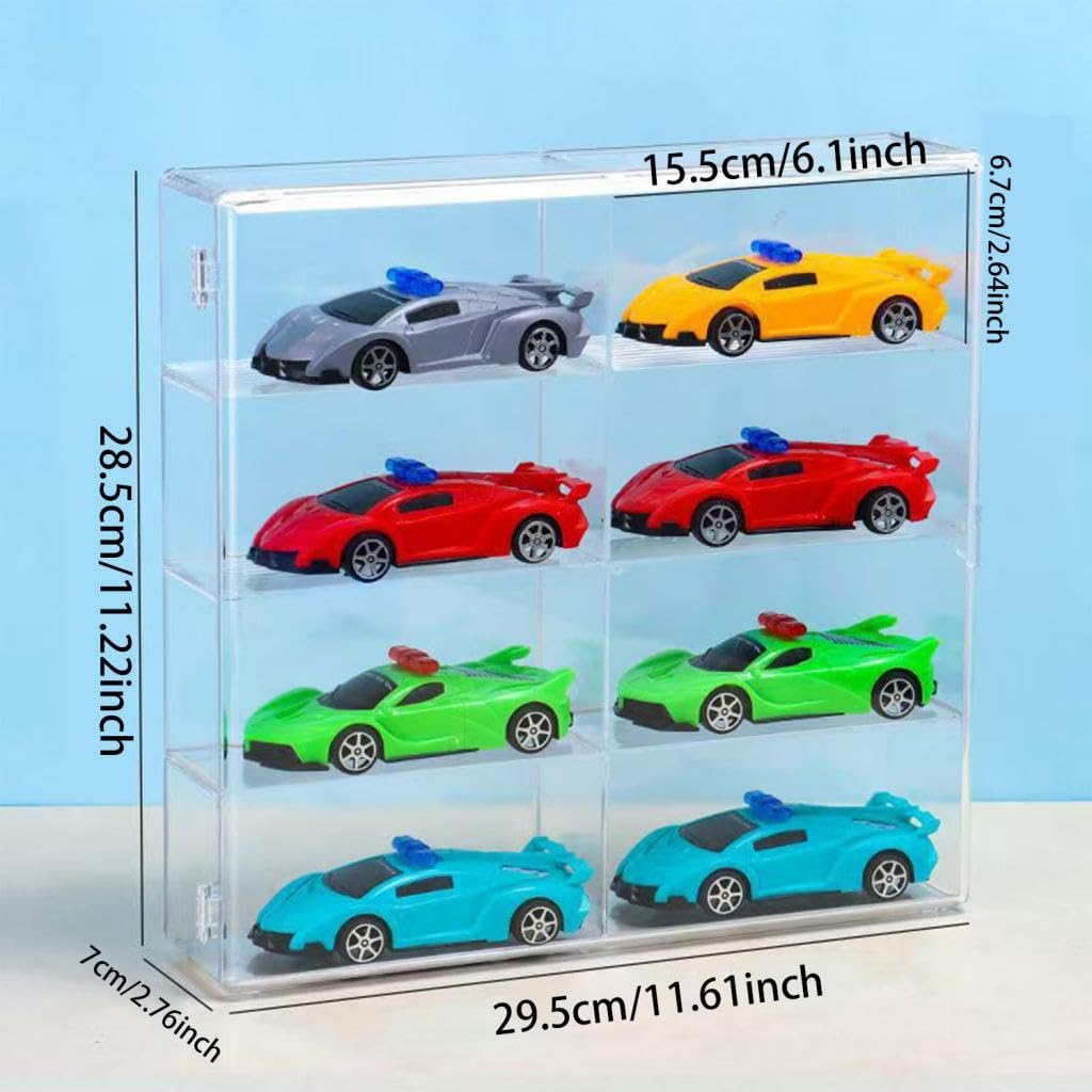1/32 Wheels Spielzeugauto Vitrine, Staubdicht, für Schmuck, Modellautos