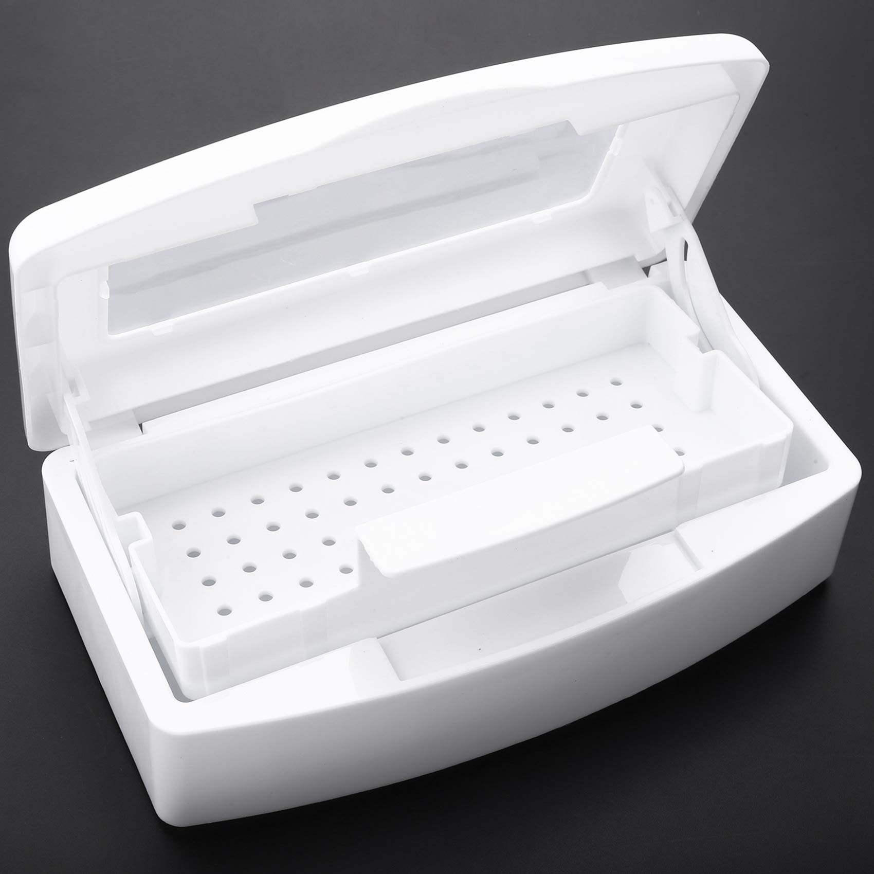 Vassoio per Sterilizzatore per Unghie Disinfezione Pedicure Scatola per Manicure Chiodi Scatole D'Arte Strumenti per Salone di Sterilizzazione Strumento per Attrezzi per Manicure