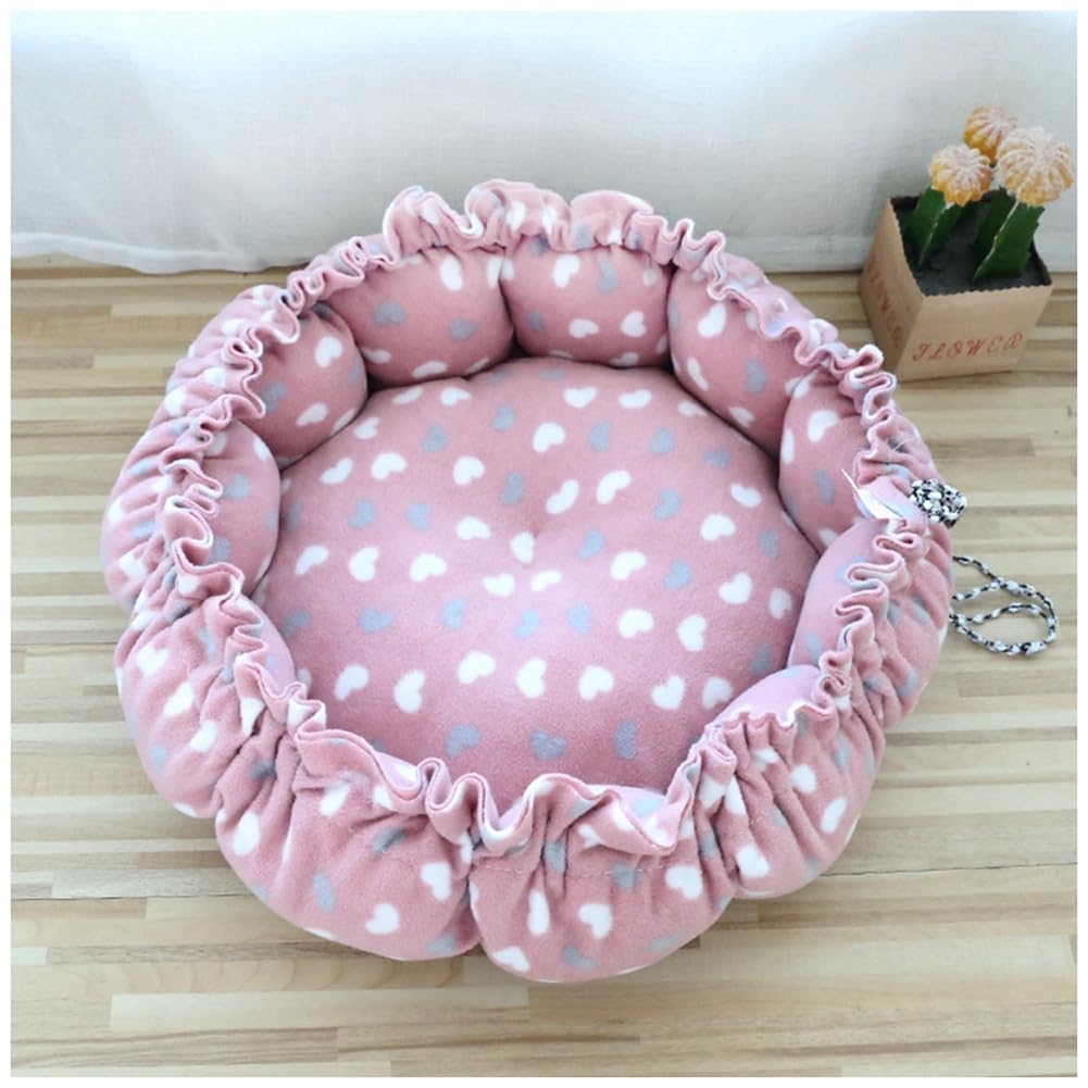 YOUCAI Dog Bed Washable, Soft Cosy Dog Sofa Bed Puppy Bed Cat Sofa Bed for Small Medium Large Pets, Soft Cushion Round Nesting Cave Bed,07,70cm