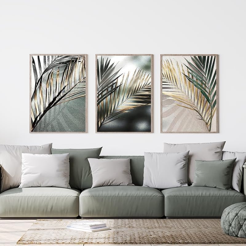 LPFNSF Modern Abstract Poster Set, Bohemian Style Home Background Wall Decoration Picture, Plant Leaf Printed Poster - Image 4