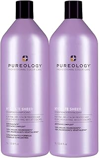 Hydrate Sheer Nourishing Shampoo & Conditioner Set - For Fine, Dry Color Treated Hair, Sulfate-Free