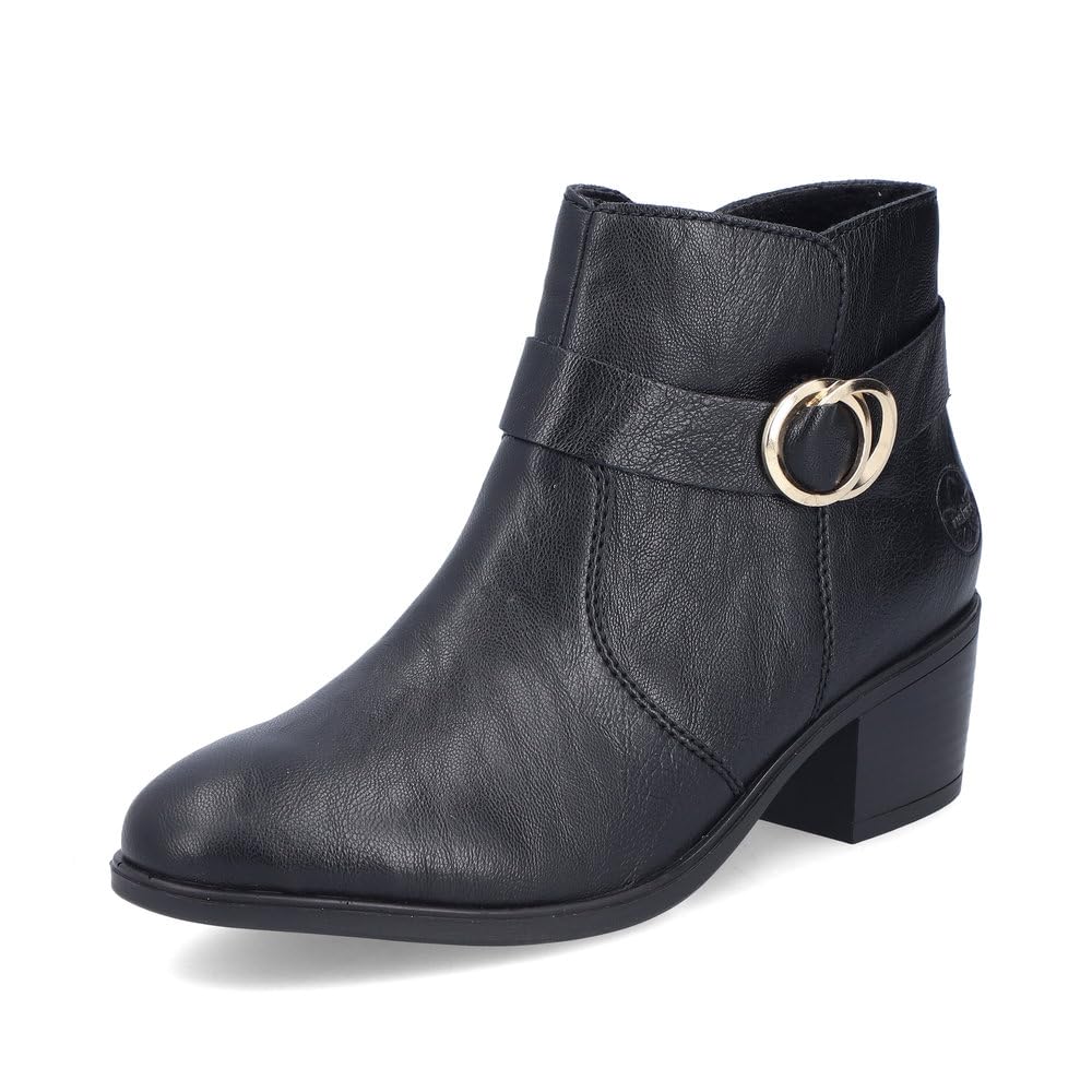 Rieker Women's Ankle Boots 73975, Women's Ankle Boots, Black 00, 3.5 UK