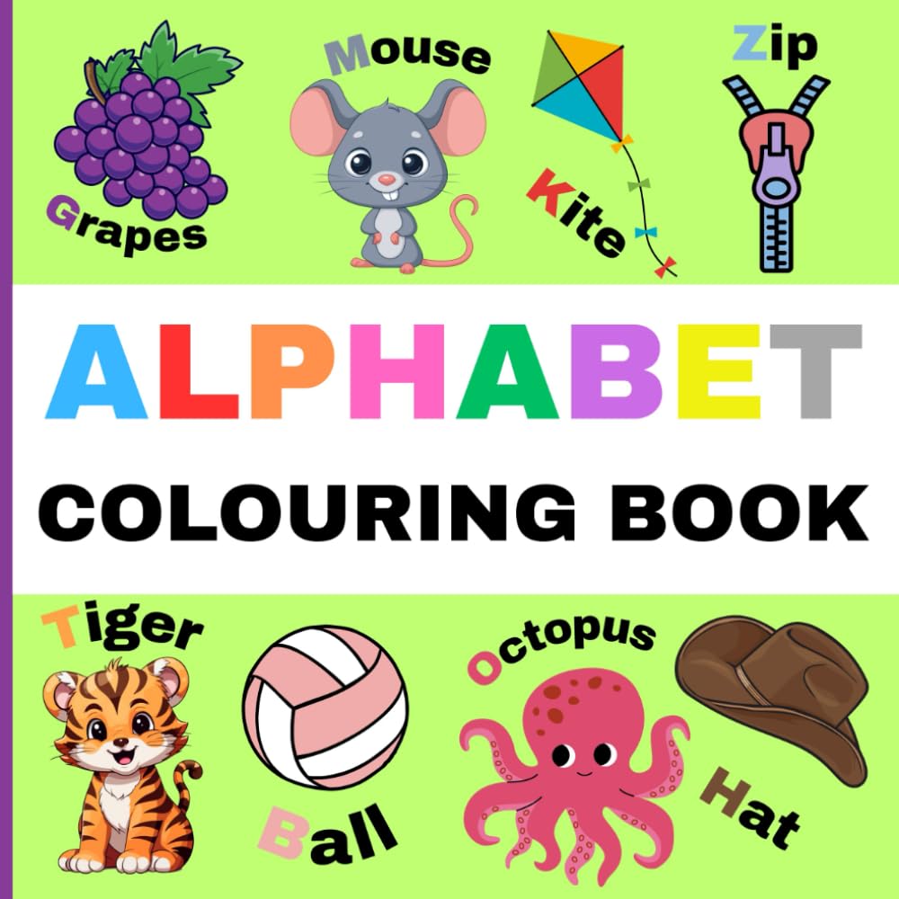Alphabet Colouring Book for Kids
