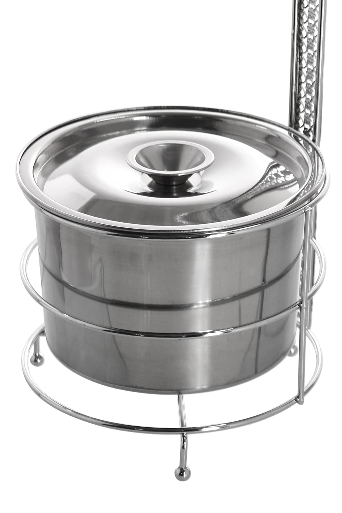 Kohlekorb Groß mit Zangen- und Deckelhalter