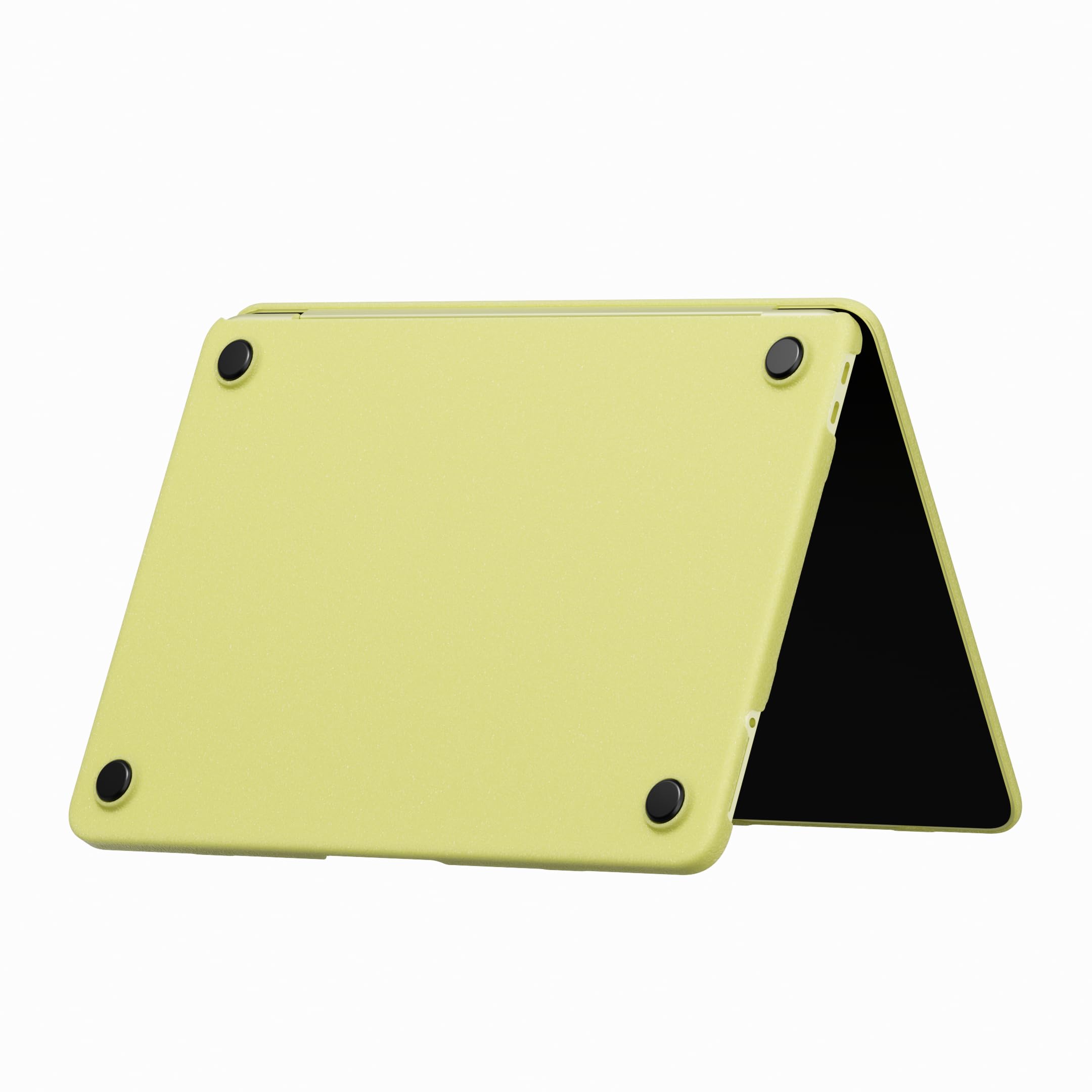 Lunivop Etui kompatybilne z MacBook Neo 33.0 cm 2026 A3404 z chipem A18 Pro, smukłe, matowe etui, odporne na zarysowania, odciski palców, ochronne, do MacBooka Neo 33.0 cm (żółte)