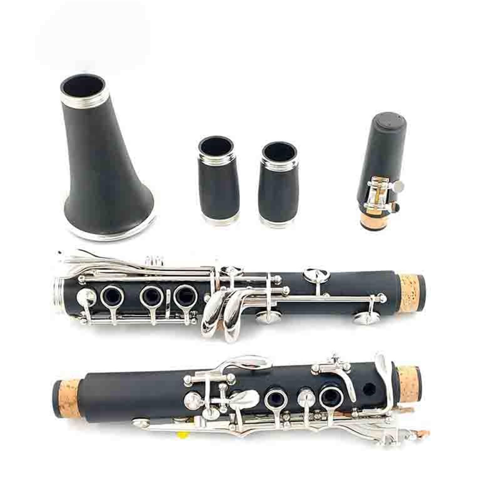 Instrumento Musical Clarinete Clarinete Sib Instrumento De Viento Madera De 17 Teclas Para Adultos