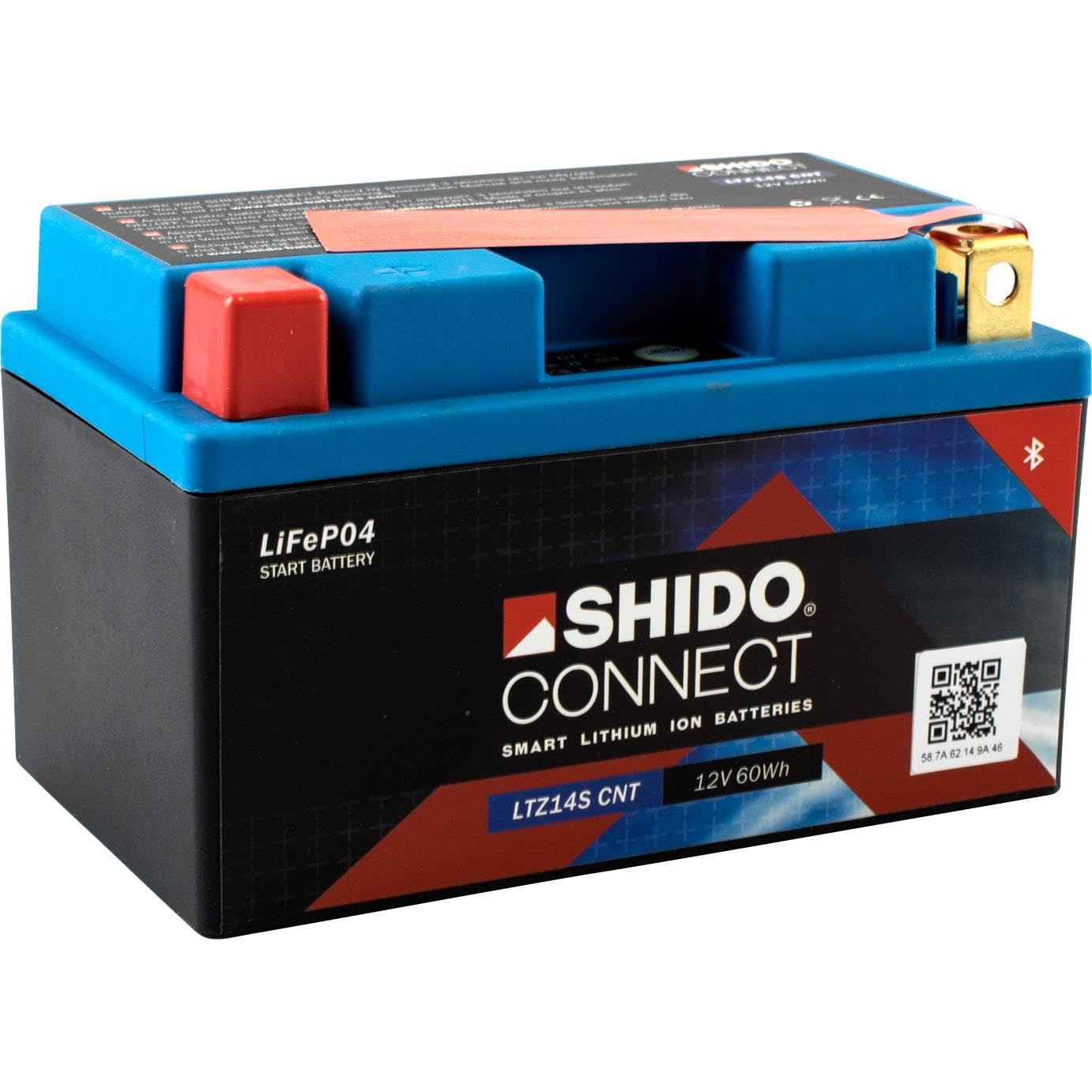 SHIDO LTZ14S LION -S- Batterie Lithium Ion Blau