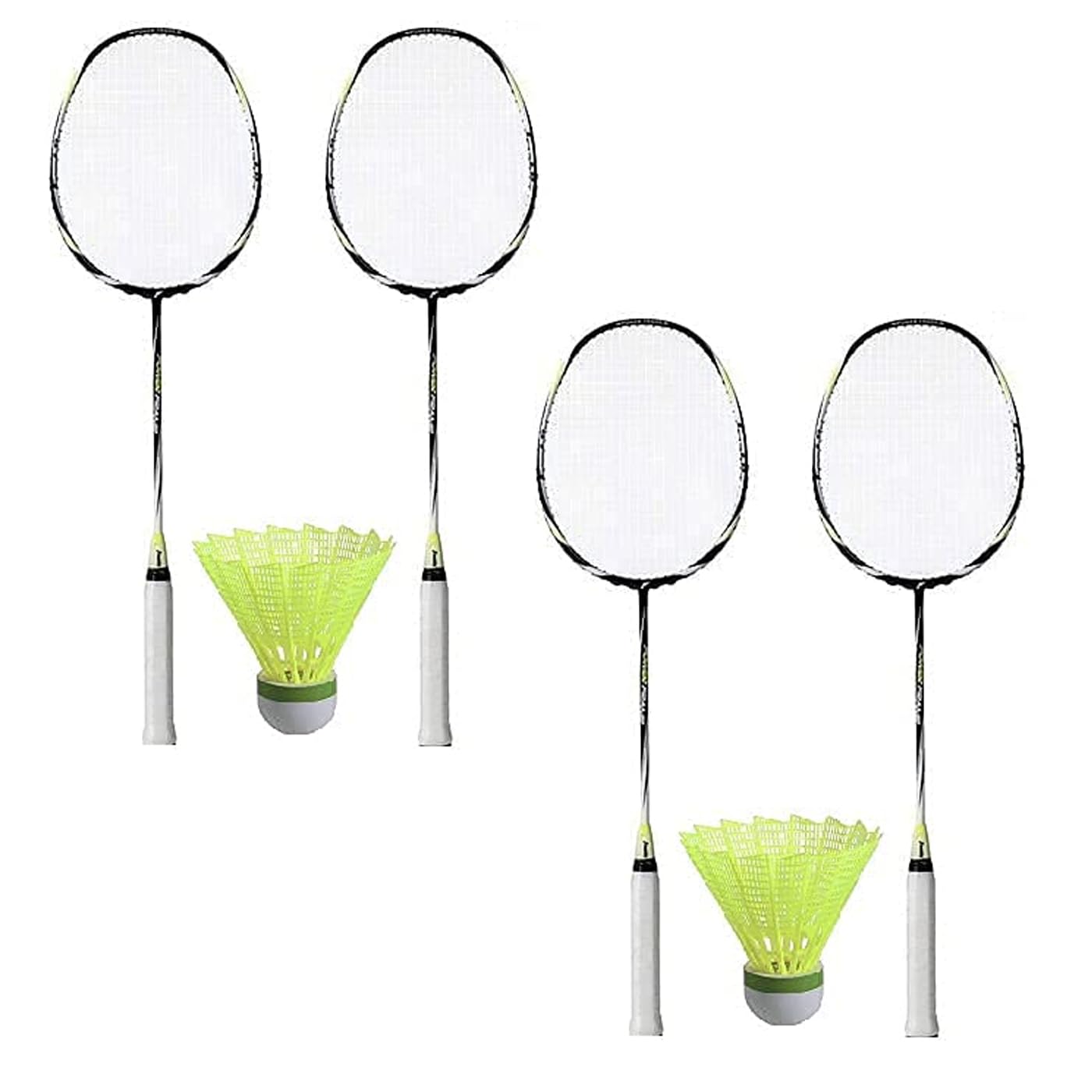 Verbier Steel Badminton Racket, Set of 2 Piece, 1 Pair with 1 Piece Shuttlecock for Kids, Girls, Boys(Badminton Rackets with Suttle-M10) 2 Pairs (B096XJ5SZR) Amazon Price History, Amazon Price Tracker
