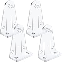Vista 1 de Maitys Soportes de sujeción de plástico transparente para persianas horizontales de 2 pulgadas, puertas (4 piezas)