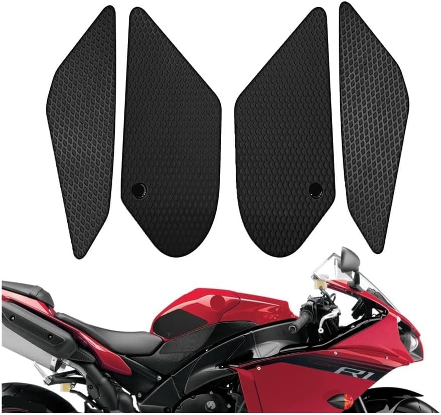 Motorcycle Tank Traction Pad Anti Slip Sticker Gas Knee Grip Protector for YZF R1 2009 to 2014