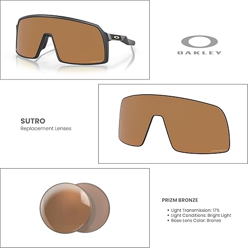 Miniatura 3 de Oakley Lentes de repuesto originales Sutro para hombres para mujeres+bolsa de paquete+kit de cuidado iWear de diseñador