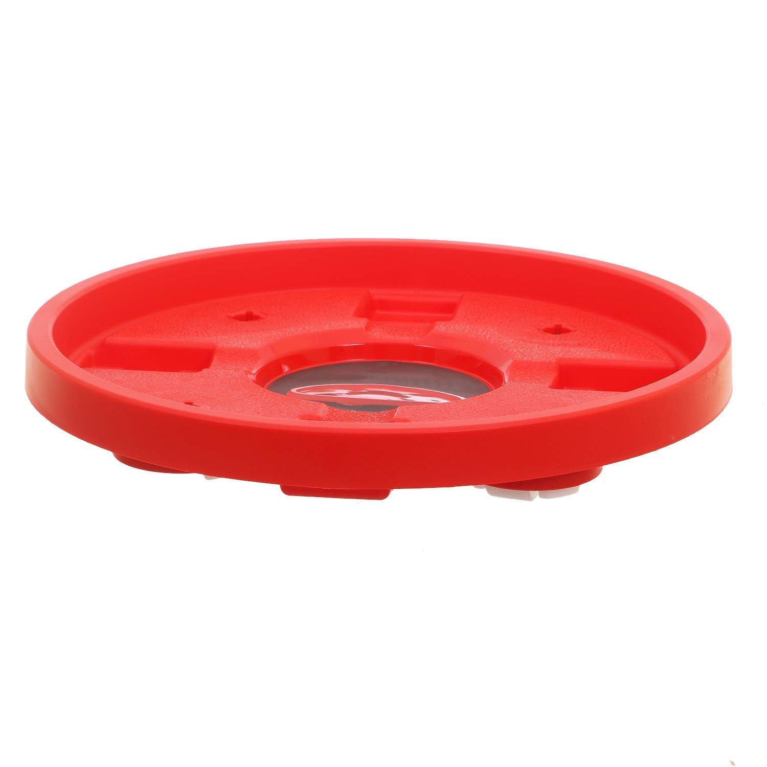 Heart Home Plastic 2 Pieces Cylinder Trolley with Wheels/Gas Trolly/LPG Cylinder Stand (Red) - CTHH014383 4