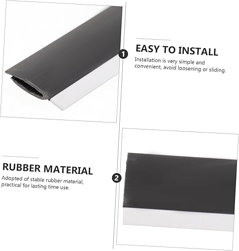 Miniatura 3 de 4 tiras de repuesto de goma para recogedor para una fácil instalación y uso duradero, compatibles con varias herramientas de limpieza y accesorios