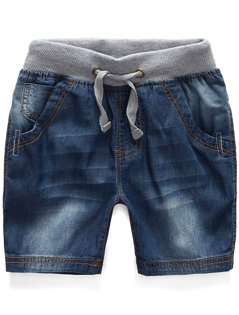 MallimodaMallimoda Boys Denim Jeans Washed Pull-On Shorts