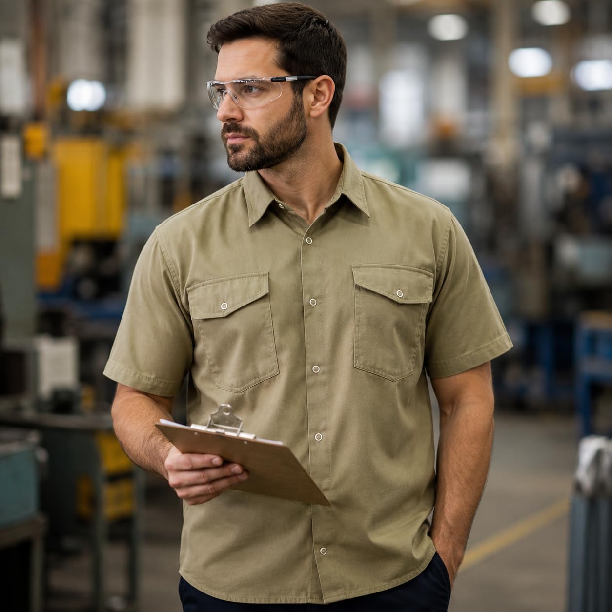 Just In Trend Safety Work Shirts for Men