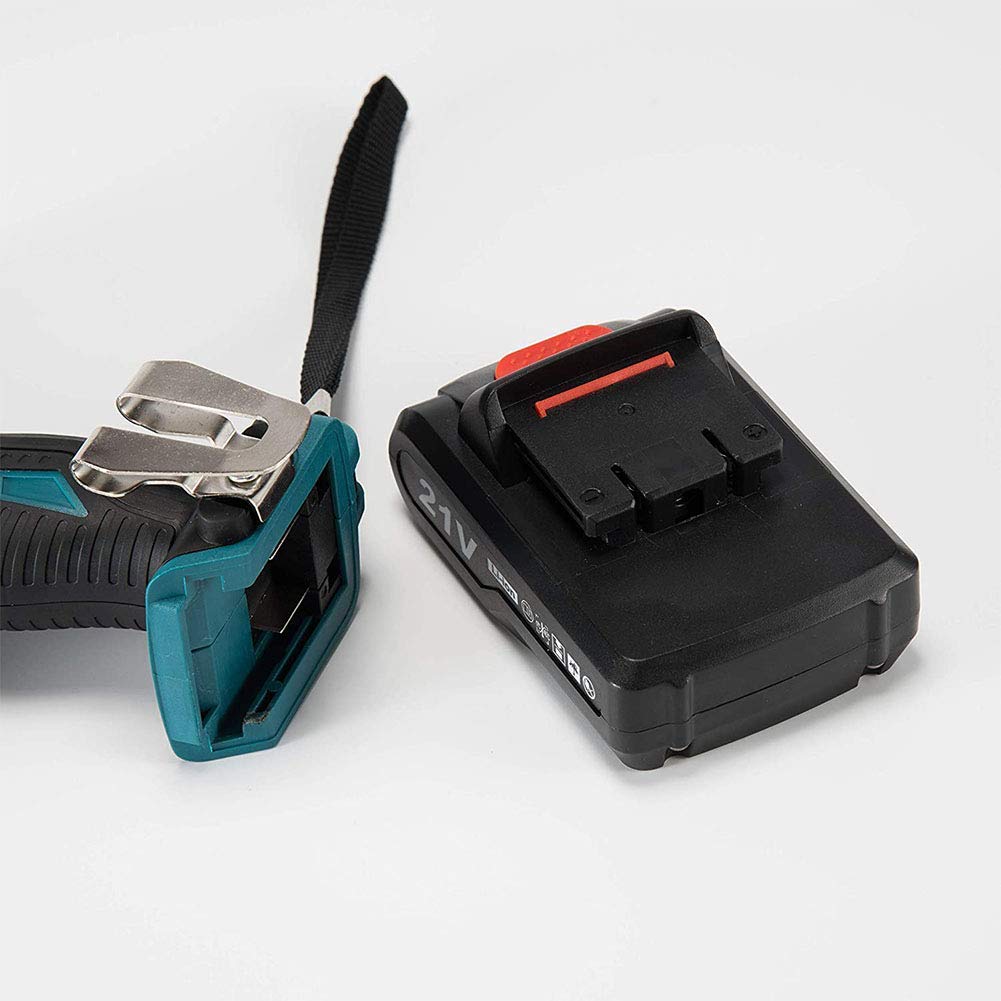 Trapano Avvitatore a Batteria da 21 V, Batteria al Litio 2x1500mA, 32 NM di Coppia, 2 velocità, Faro da Lavoro a LED, per progetti Fai da Te e bricolage, Caricabatterie Incluso