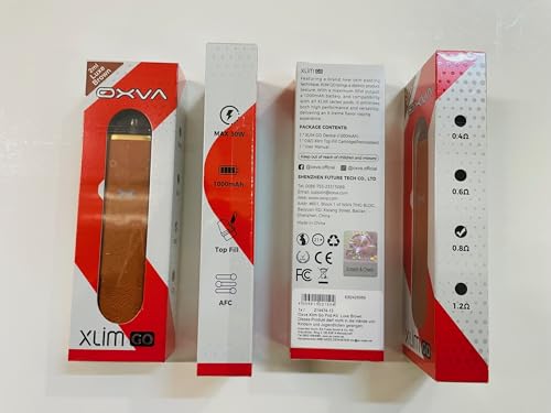 OXVA Xlim GO, Pod System, E-Zigarette, 1000 mAh, 2 ml, Farbe luxe brown – Bild 3