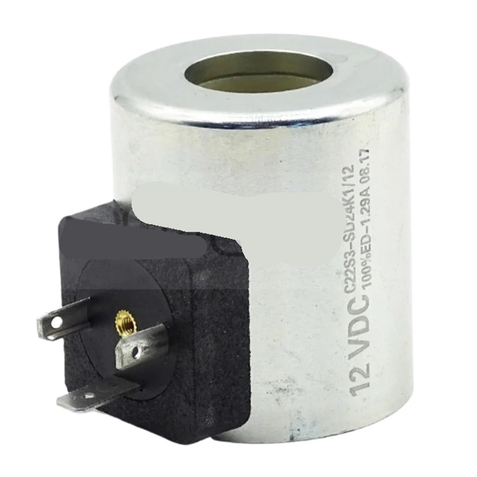 Ylpwkmvz 24Vdc Hydraulic Solenoid Valve Coil C22s3-Sd24k1/12 1.29A Inner Diameter 22Mm Outer Diameter45mm Height 50Mm 12Vdc (24Vdc)
