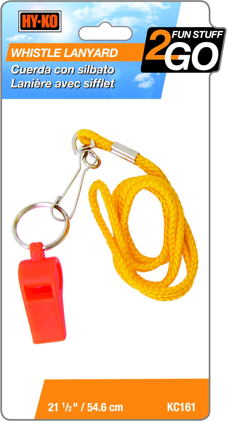 HY-KO PROD Nylon Lanyard/Whistle, 21