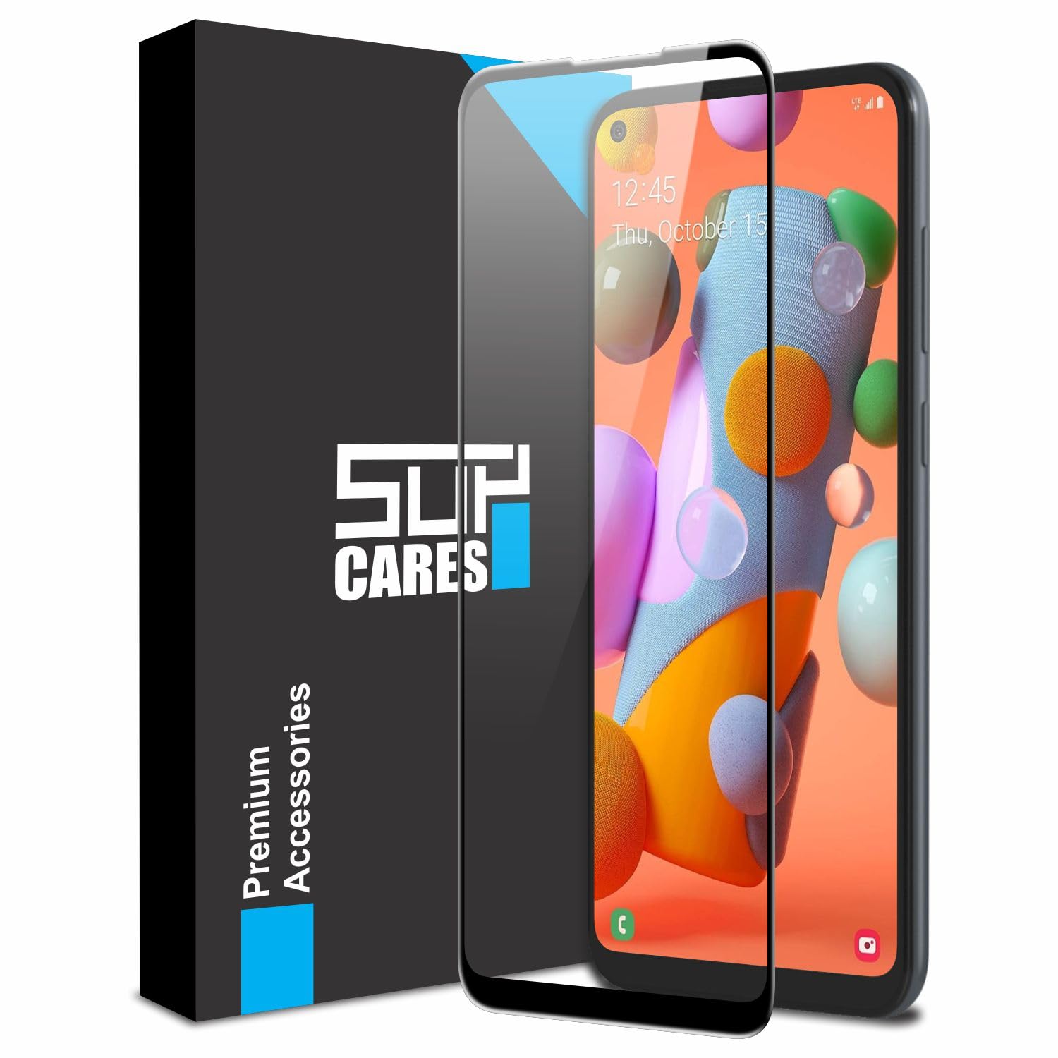 SupCares Edge to Edge Tempered Glass for Samsung Galaxy A73 5G and Galaxy A71 (6.7 Inch) with Easy Self Installation Kit | Black (B0CZ6VGVNJ) Amazon Price History, Amazon Price Tracker
