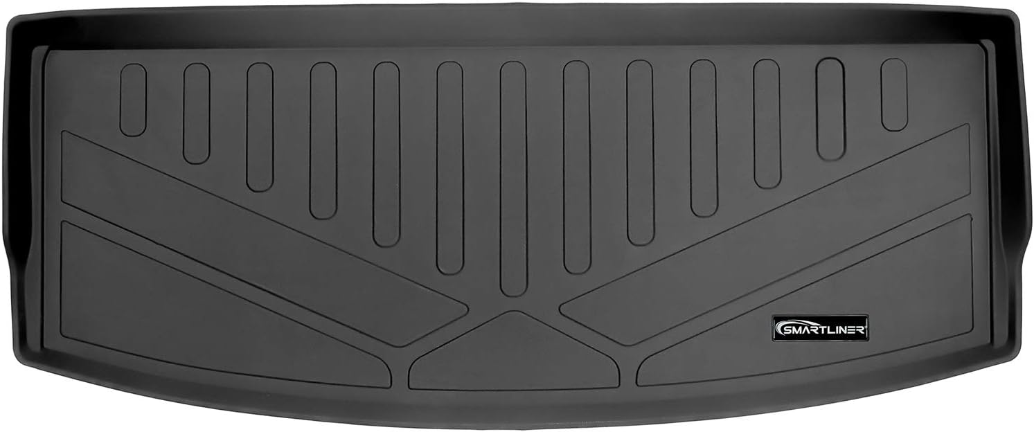 SMARTLINERAll Weather Custom Cargo Trunk Liner Floor Mat Behind 3rd Row Compatible with 2020-2023 Ford Explorer