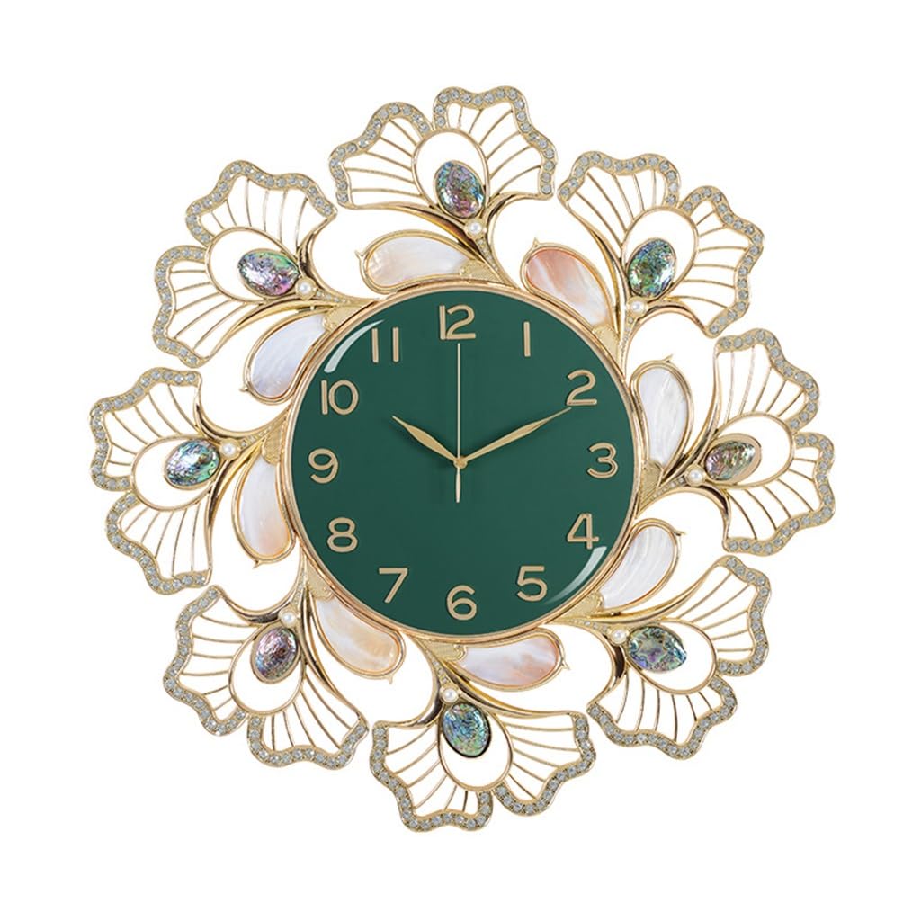 Orologio da parete Orologio da parete moderno e semplice, smaltato, quadrante personalizzato, movimento silenzioso, orologio da parete fatto a mano puro e silenzioso Reloj De Pared