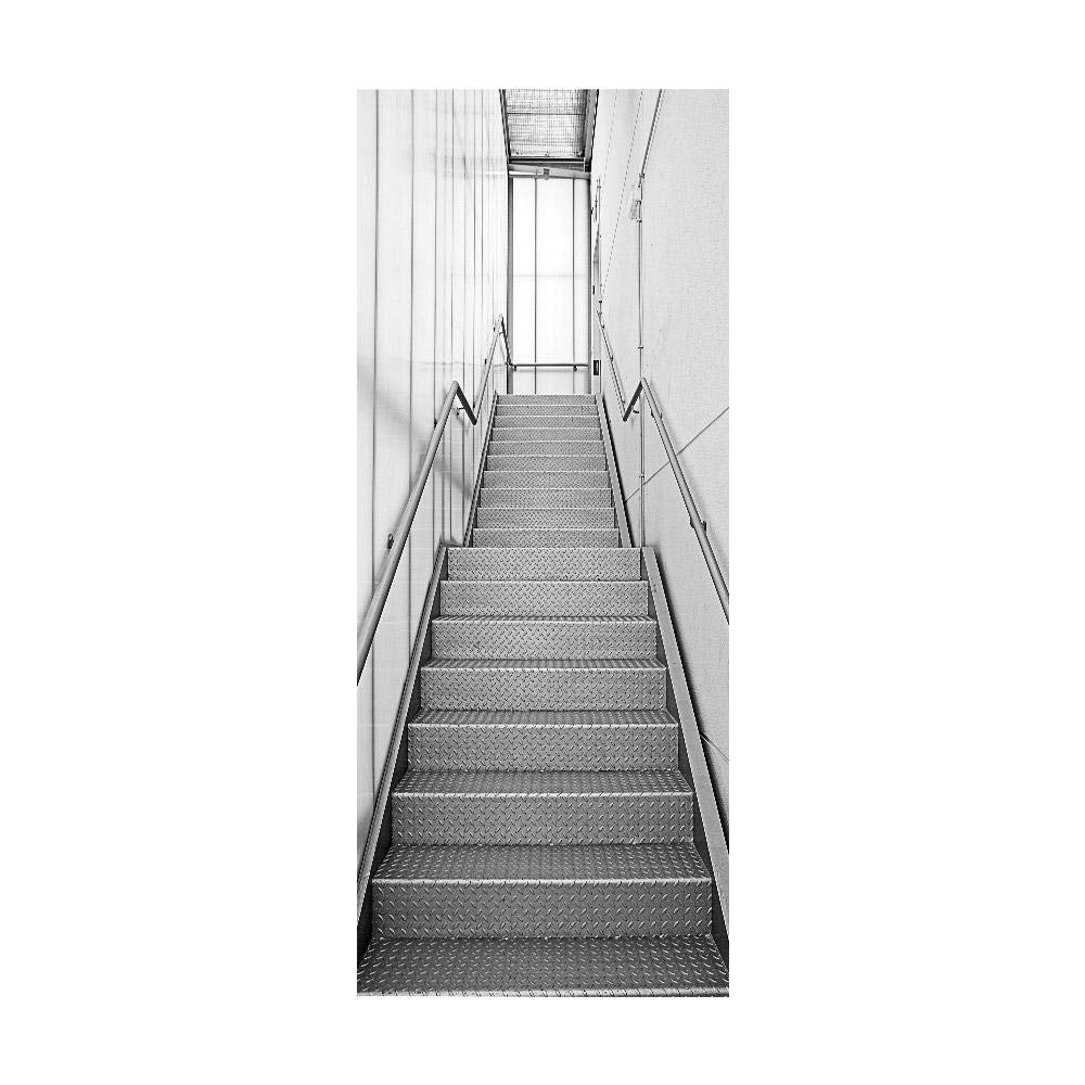 3D Door Sticker Stairs Self-Adhesive Mural Home Decoration Wall Stickers Bedroom Living Room Removable Poster Art Stickers-90x200cm