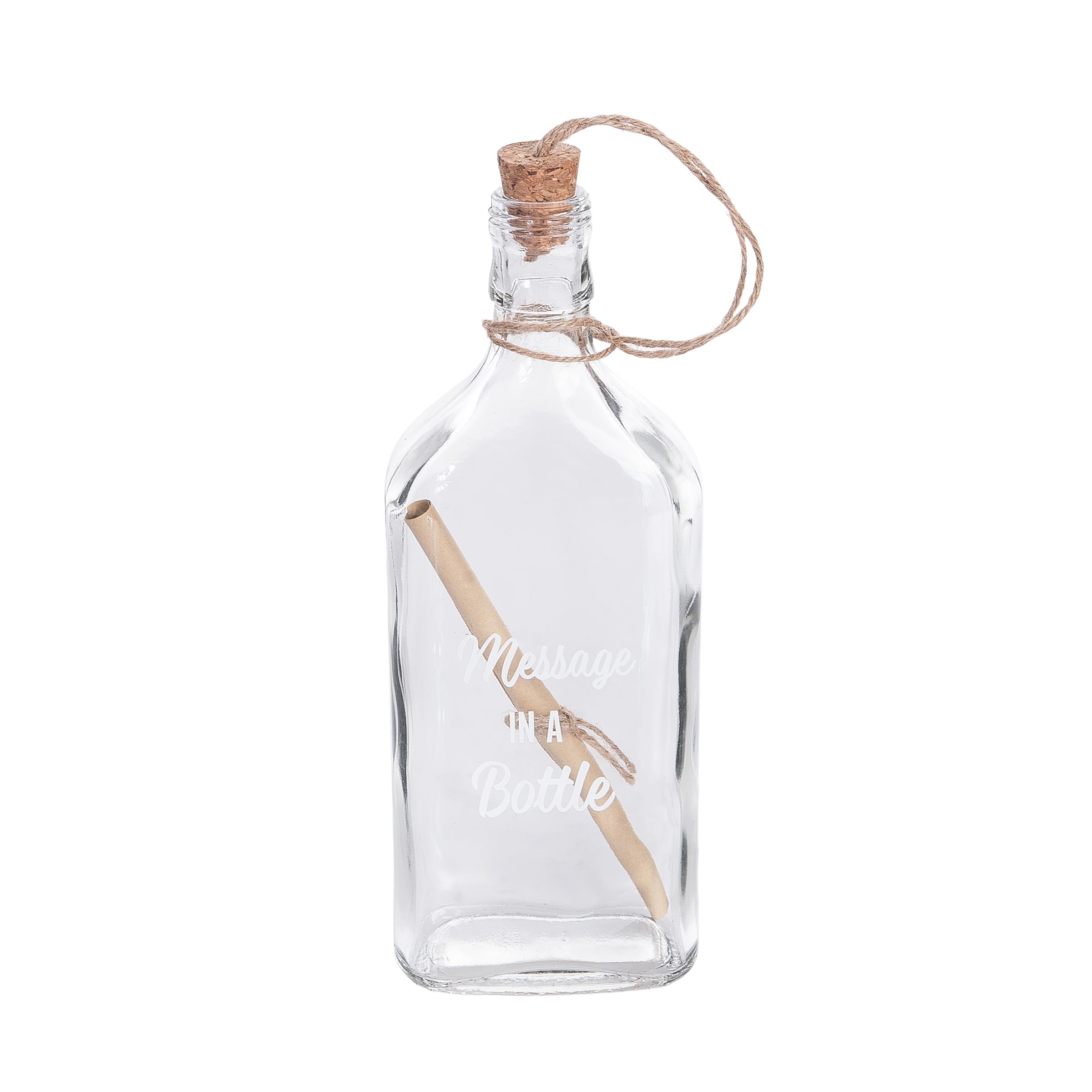 Beachcombers Message in A Bottle - Oggetto decorativo trasparente
