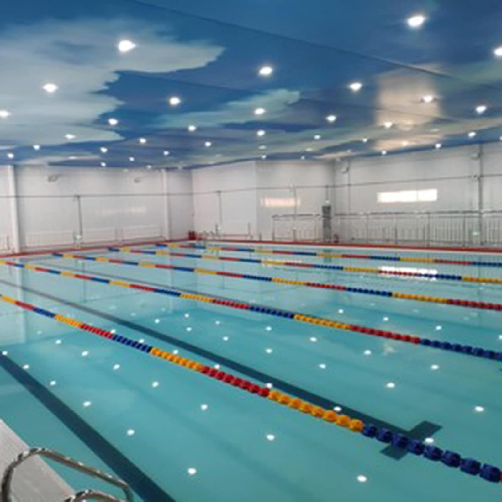 Questa Corda di Sicurezza per Piscina, con Boa Galleggiante per la separazione delle corsie, divisorio per Piscina in plastica Resistente, Linea di Sicurezza per l'area di Nuoto, Accessorio