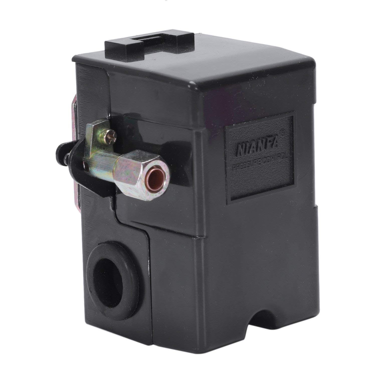 Valvola Controllo Compressore Aria Interruttore Di Pressione Per Compressore D'Aria - 4 Porte, 95-125 PSI, Con Scaricatore, 20A, 120V/240V Valvola Pressione Compressore - Foto 12