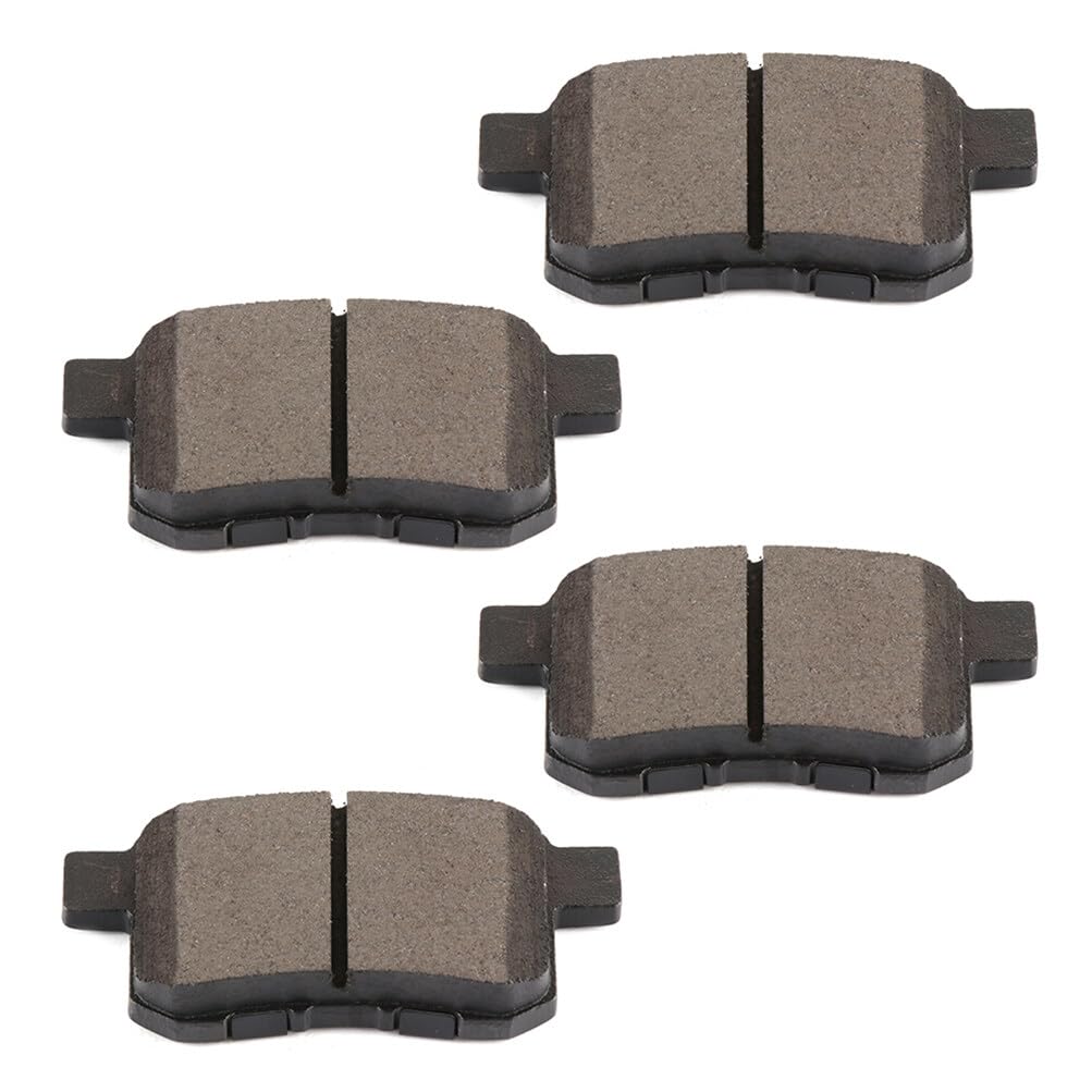 cciyu D1451 Rear Semi-Metallic Disc Brake Pads Kit For Acura TSX 2011-2014,For Honda For Accord 2011-2017 4PCS