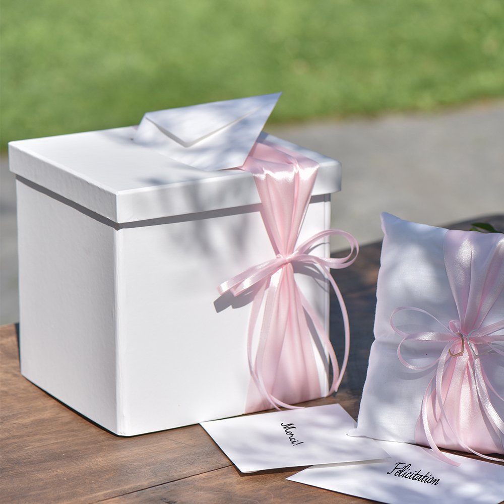 Santex 2911 - Scatola per matrimonio, colore: Bianco neutro